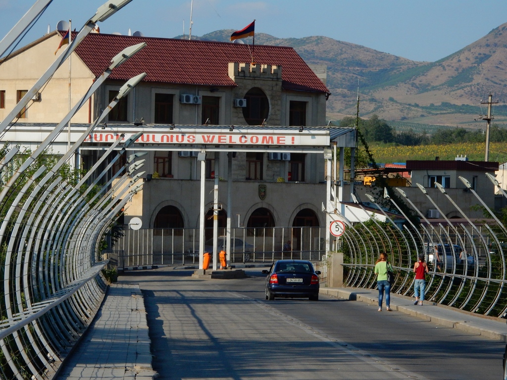 An der Grenze Armenien - Georgien